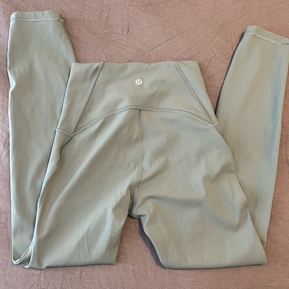 SOLD Lululemon Train Times 7/8 Celadon - Picture 2 of 5